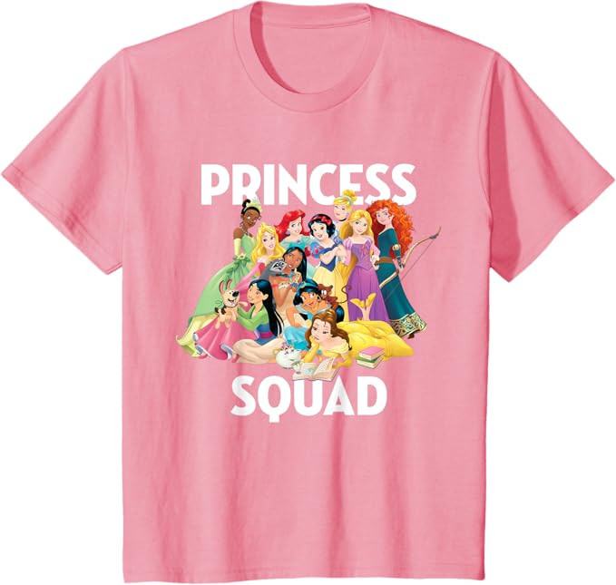 Disney Princess Squad Group T-Shirt | Amazon (US)