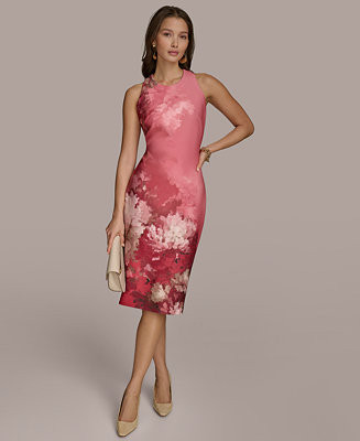 Women's Floral-Print Sheath Dress | Macy's