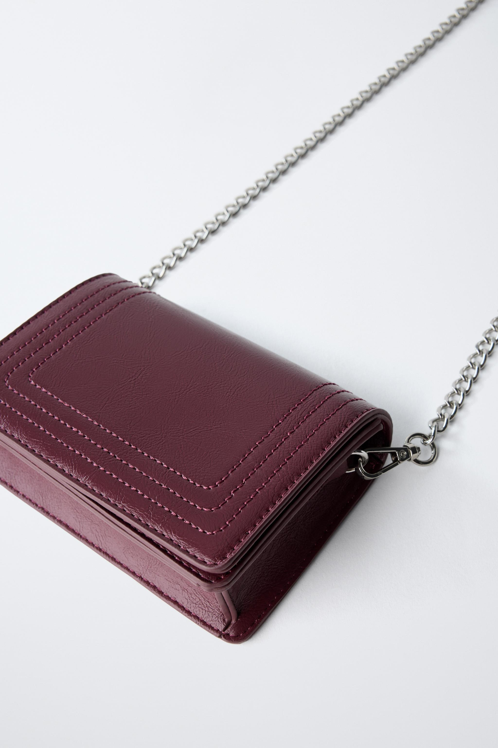 MINI TOPSTITCHED CROSSBODY BAG | Zara US