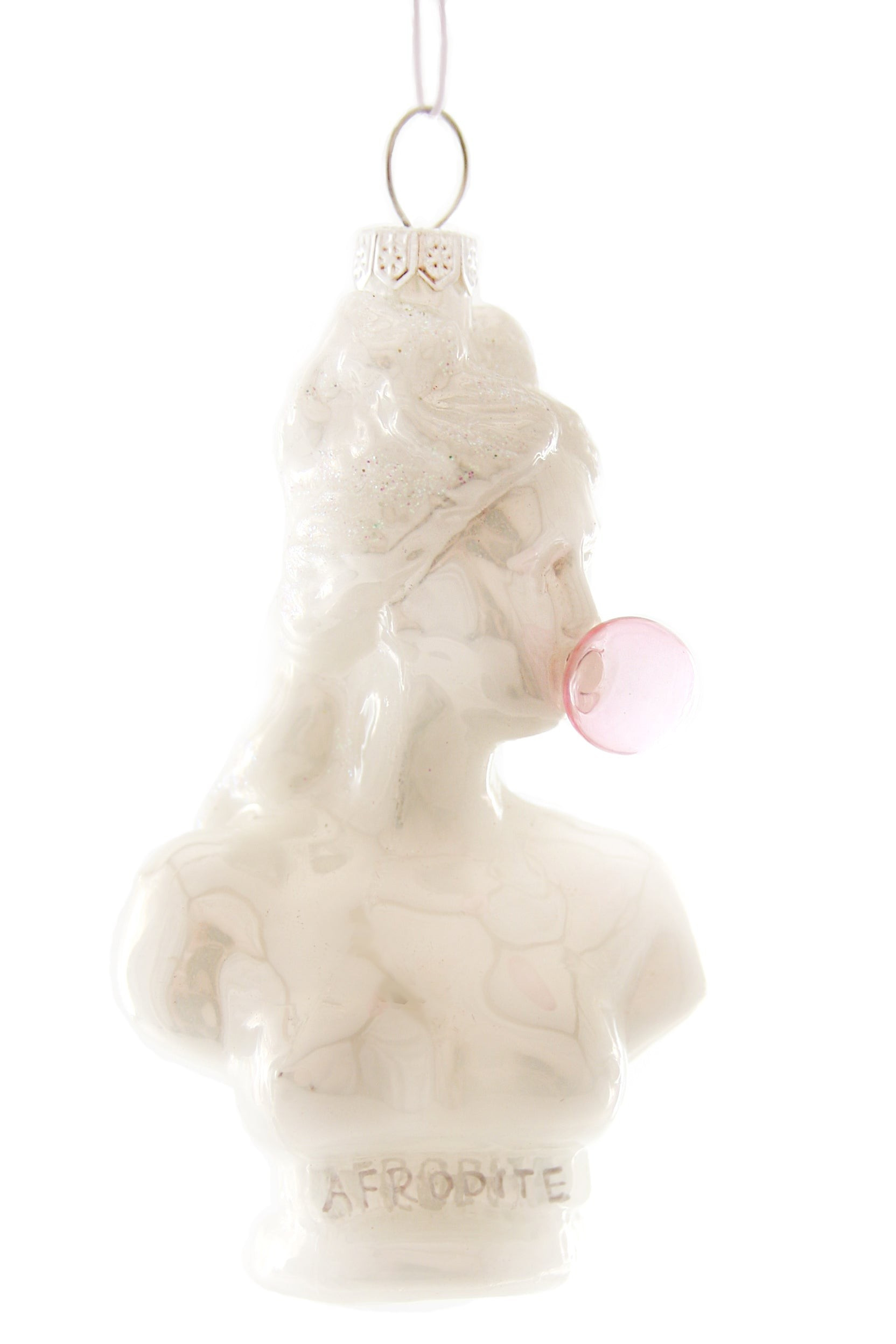 Classical Bust with Bubble Gum Holiday Ornament | Burke Decor