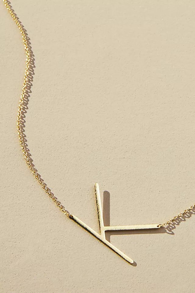 Monogram Pendant Necklace | Anthropologie (US)