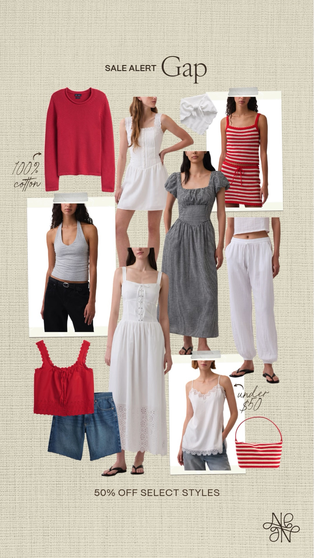 50% OFF select styles ❤️ 


summer outfit, summer dress, gingham dress, mini dress, maxi dress, MDW sales, Memorial Day weekend sales, gap sale, mom outfit, postpartum outfit

#LTKSaleAlert #LTKSeasonal