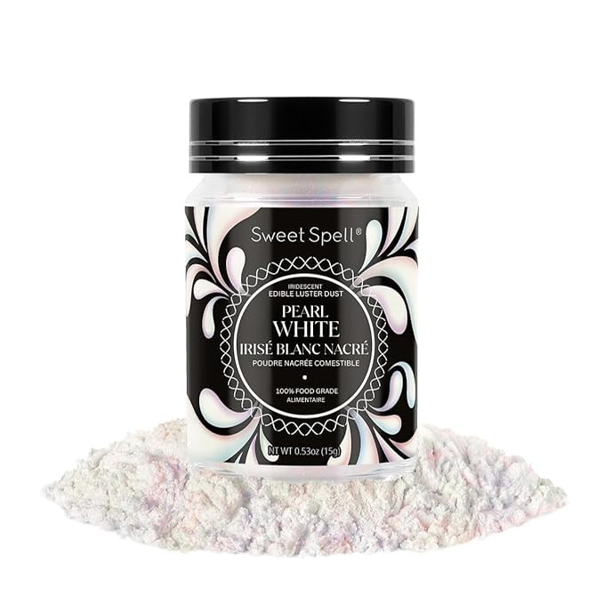 Sweet Spell Luster Dust Edible Glitter (15g) - Shimmer Pearl Dust Powder for Decorating Cakes, Ch... | Amazon (US)