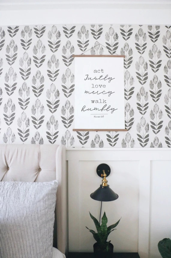 Scripture Sign | Act Justly Love Mercy Walk Humbly | Micah 6:8 | Bible Verse Canvas Hanging | Scr... | Etsy (US)