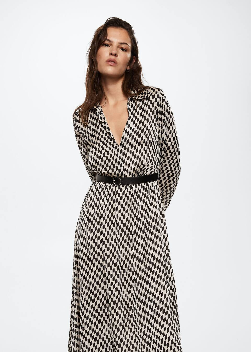Flowy striped dress | MANGO (US)