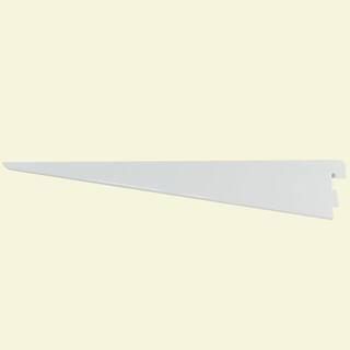11.5 in. White Twin Track Bracket for Wood or Wire Shelving | The Home Depot