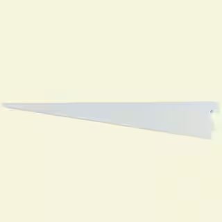 Rubbermaid 11.5 in. White Twin Track Bracket for Wood or Wire Shelving-FG4C0502WHT - The Home Dep... | The Home Depot