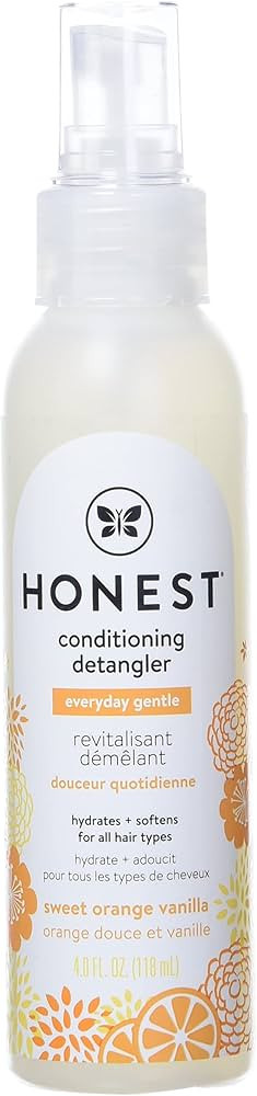 The Honest Company Everyday Gentle Conditioning Detangler - Sweet Orange Vanilla Kids Conditioner... | Amazon (US)