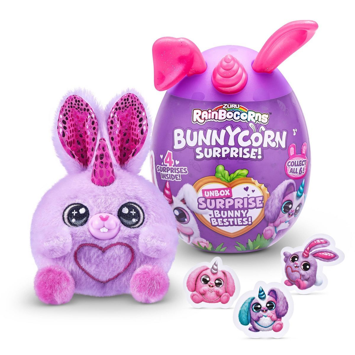 Rainbocorns Bunnycorn Surprise Series 1 Collectible Plush Stuffed Animal by ZURU | Target