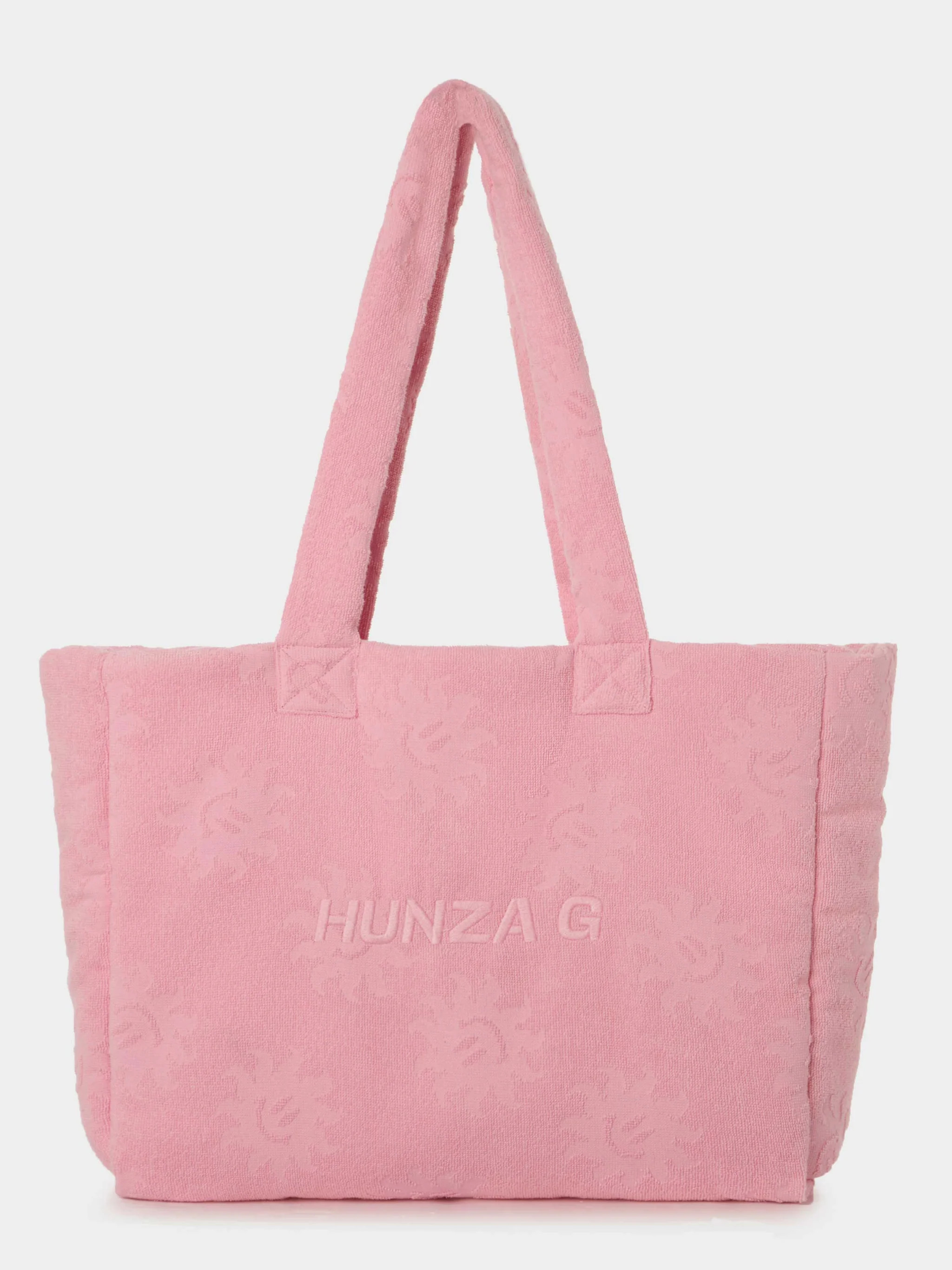 Sunny Towelling Beach Bag - Pink | HUNZA G