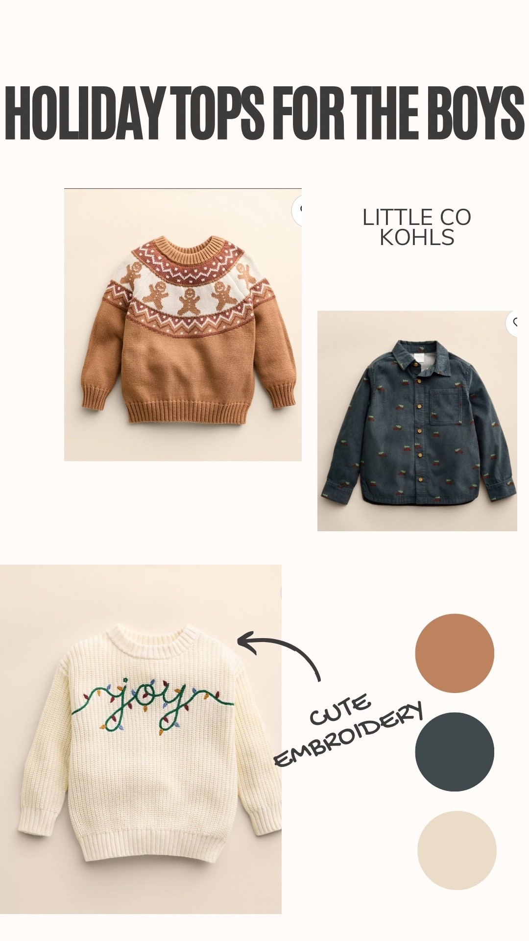 Holiday tops for the boys! Full family looks coming soon 🎄

#LTKKids #LTKSeasonal