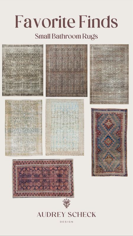 Favorite Small Rugs for Bathrooms

#LTKhome