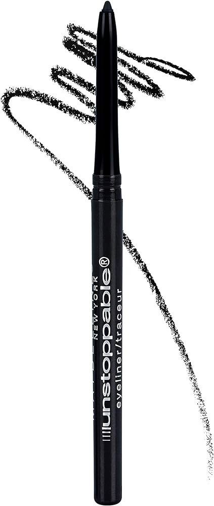 Maybelline Unstoppable Waterproof Mechanical Black Eyeliner, Onyx, 1 Count | Amazon (US)