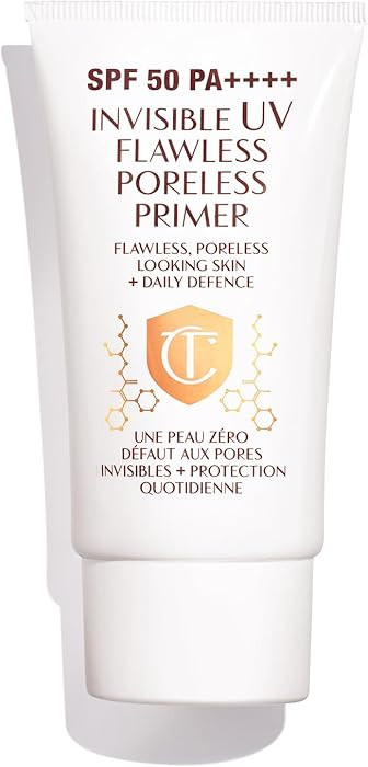 Charlotte Tilbury Invisible UV Flawless Makeup Primer - Broad Spectrum SPF 50 Sunscreen & Poreles... | Amazon (US)