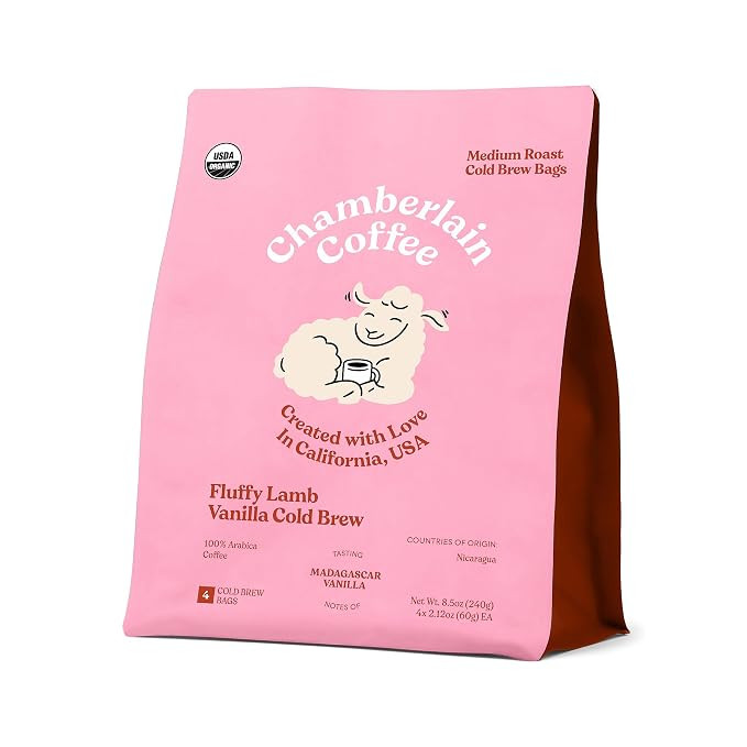 Chamberlain Coffee Cold Brew Bags - XL Cold Brew Bags - Premeasured, Ready to Brew, Cold Brew Cof... | Amazon (US)