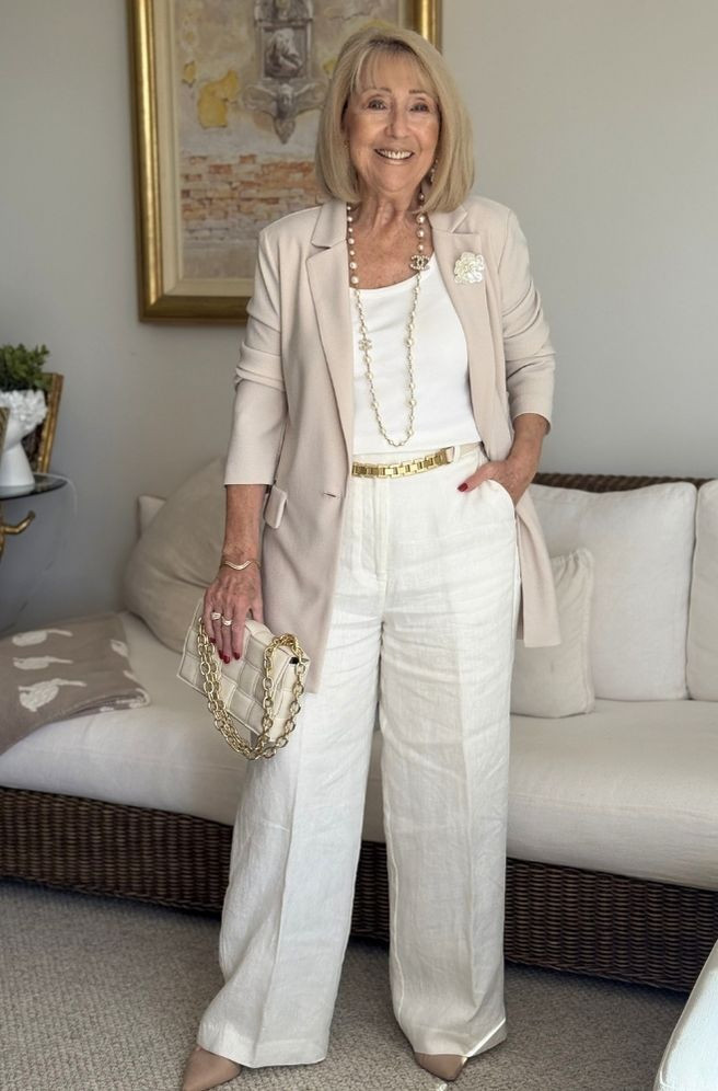 Today I am wearing classic foundation pieces - a pair of white linen pants and white tank top. Simple, classic and something a lot of us already have in our wardrobe. 

 #LTKaustralia #LTKwinter #LTKover50style