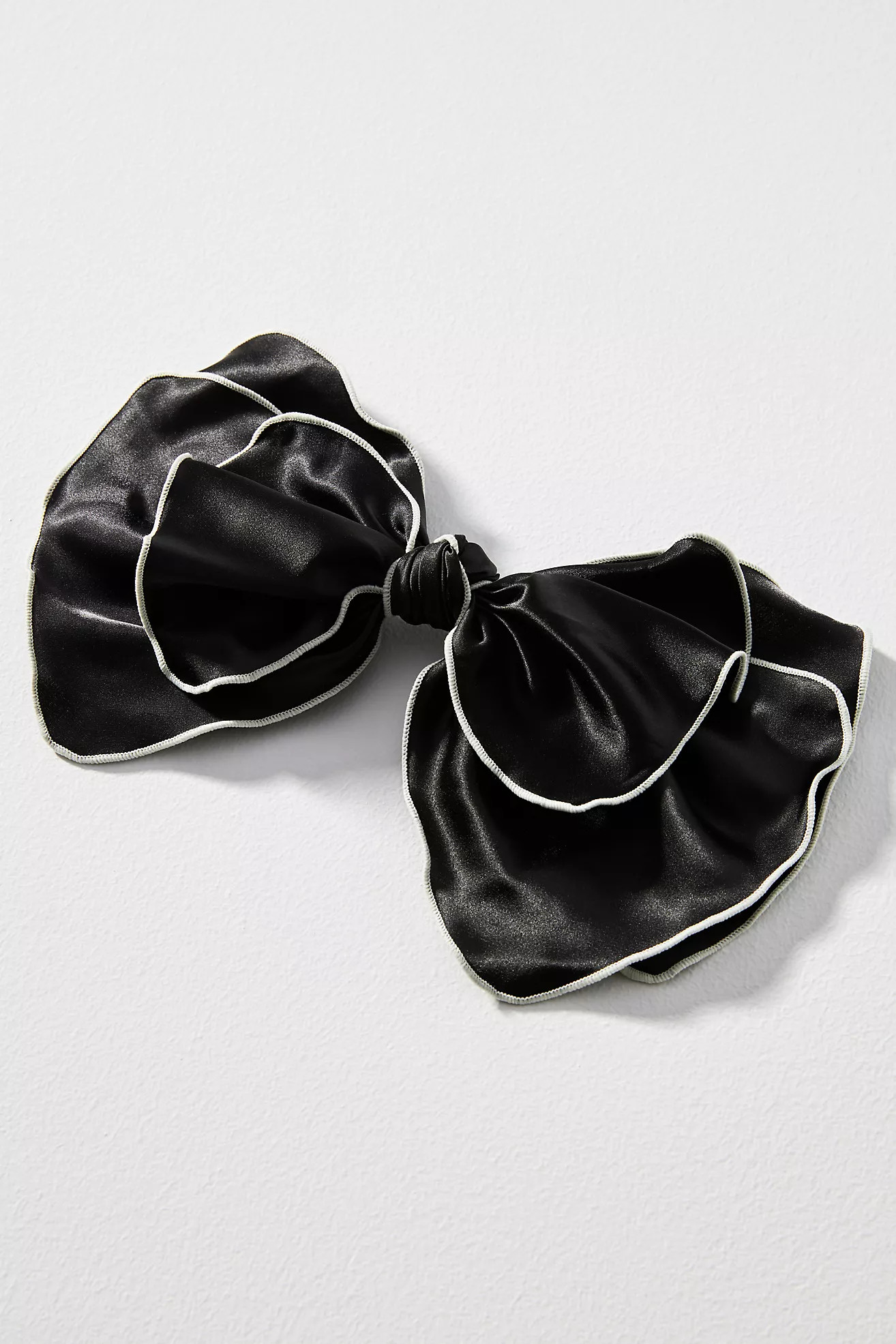 Oversized Layered Hair Bow Clip | Anthropologie (US)