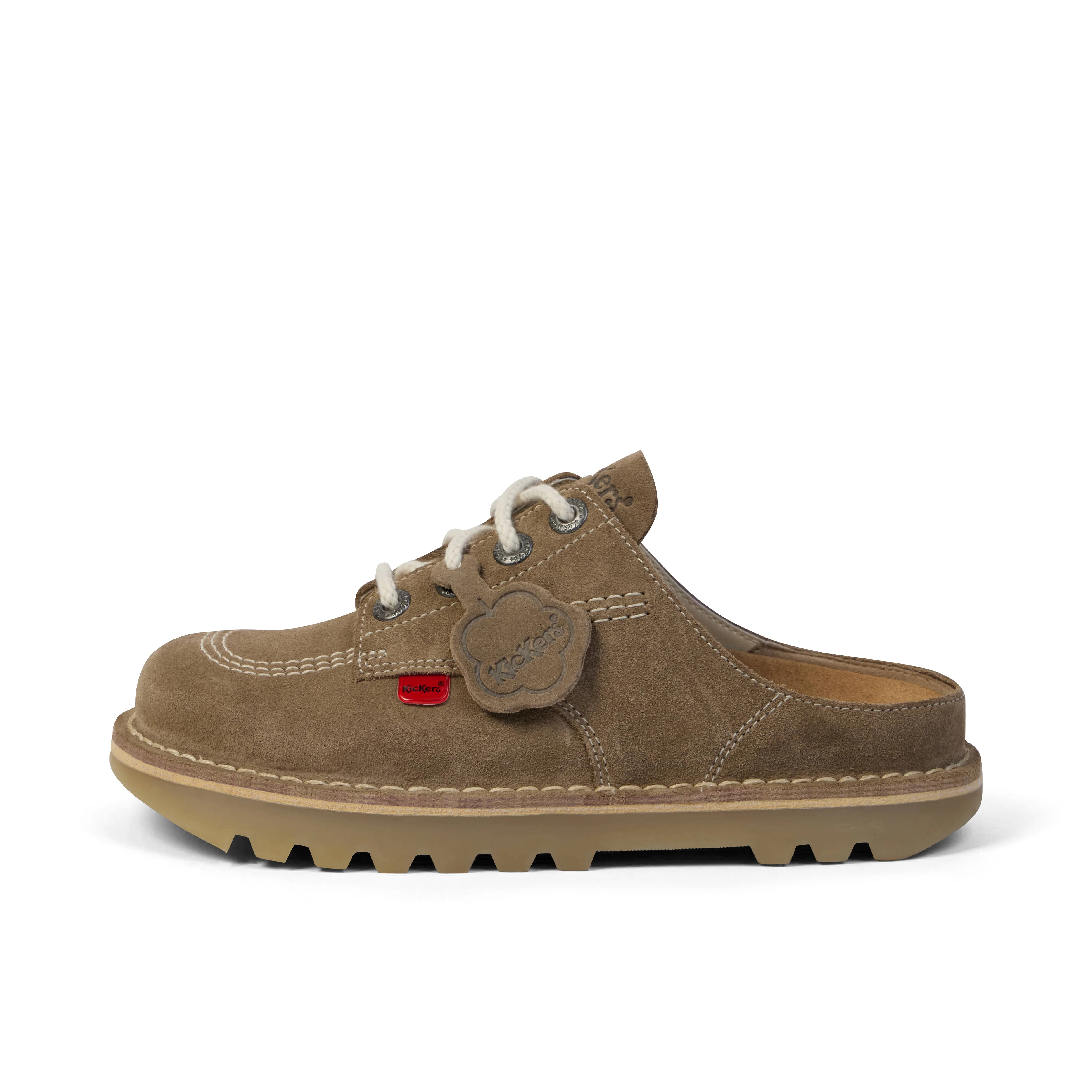 Adult Unisex Kick Mule Taupe | Kickers