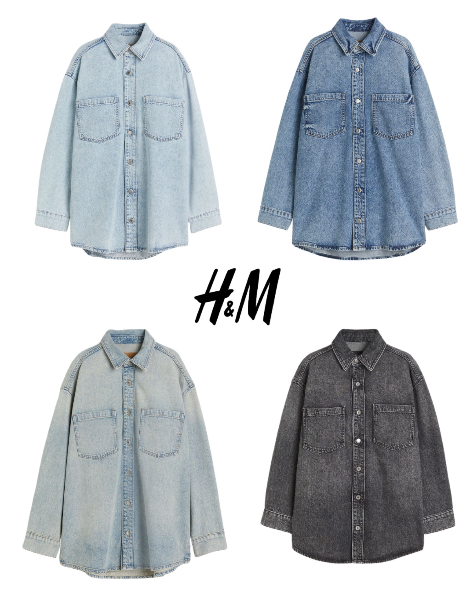 Denim shirts from my recent shopping haul video. 

This is H&M’s Feather Soft Denim Shirt. It’s a soft, light-weight denim which is perfect for the Spring Season

#LTKSeasonal #LTKfindsunder50 #LTKfindsunder100
