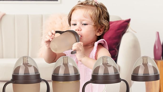 Minbie 9 - Months + Breastfeeding Baby Bottle - Anti Colic & Reflux, PPSU BPA Free | Amazon (US)