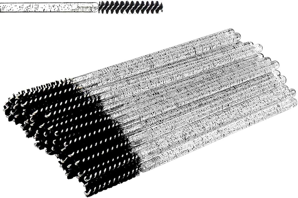 Corconess Skinny Mascara Wands 50pcs Mini Eyelash Brushes Disposable Lash Spoolies Micro Spoolies... | Amazon (US)