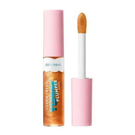 COVERGIRL Clean Fresh Yummy Gloss Plumper, It's Gold Outside 900, 0.33 fl oz | Walmart (US)