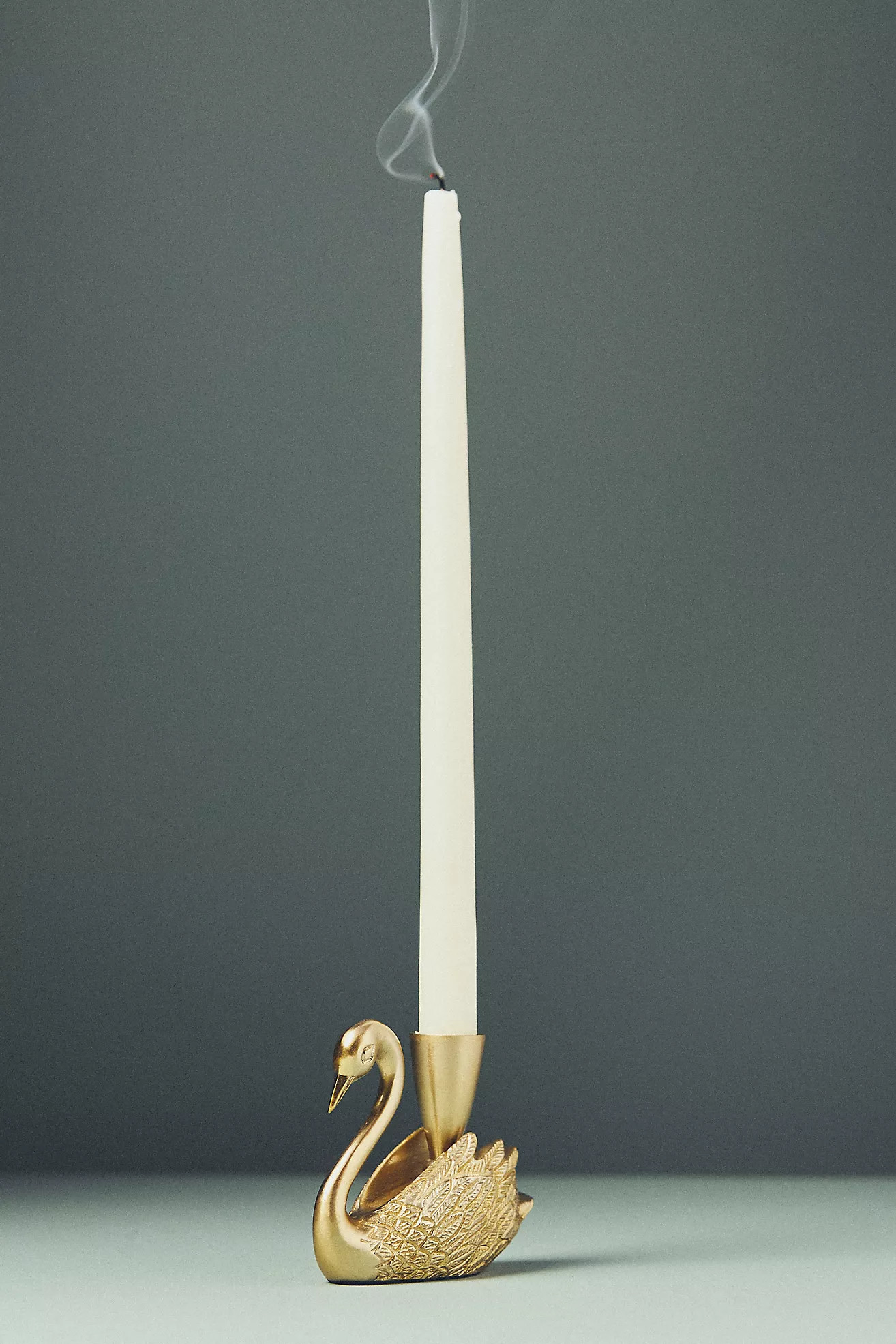 Camille Gilded Metal Candle Holder | Anthropologie (US)