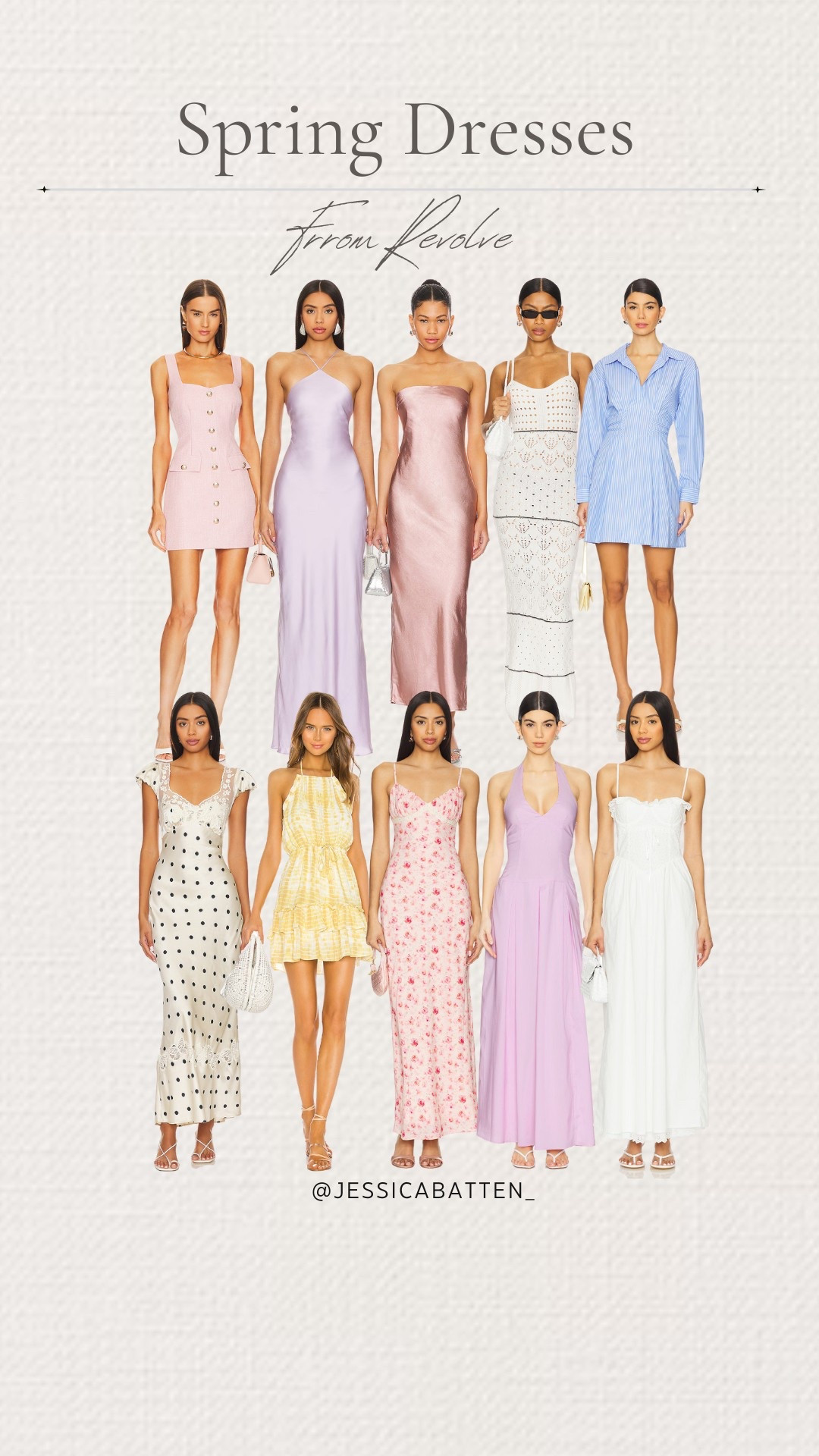 Spring dresses from revolve! They are having 20% off everything for the next 24 hours! 

#LTKWedding #LTKStyleTip #LTKSpringSale