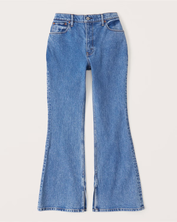 Curve Love Ultra High Rise Vintage Flare Jeans | Abercrombie & Fitch (US)