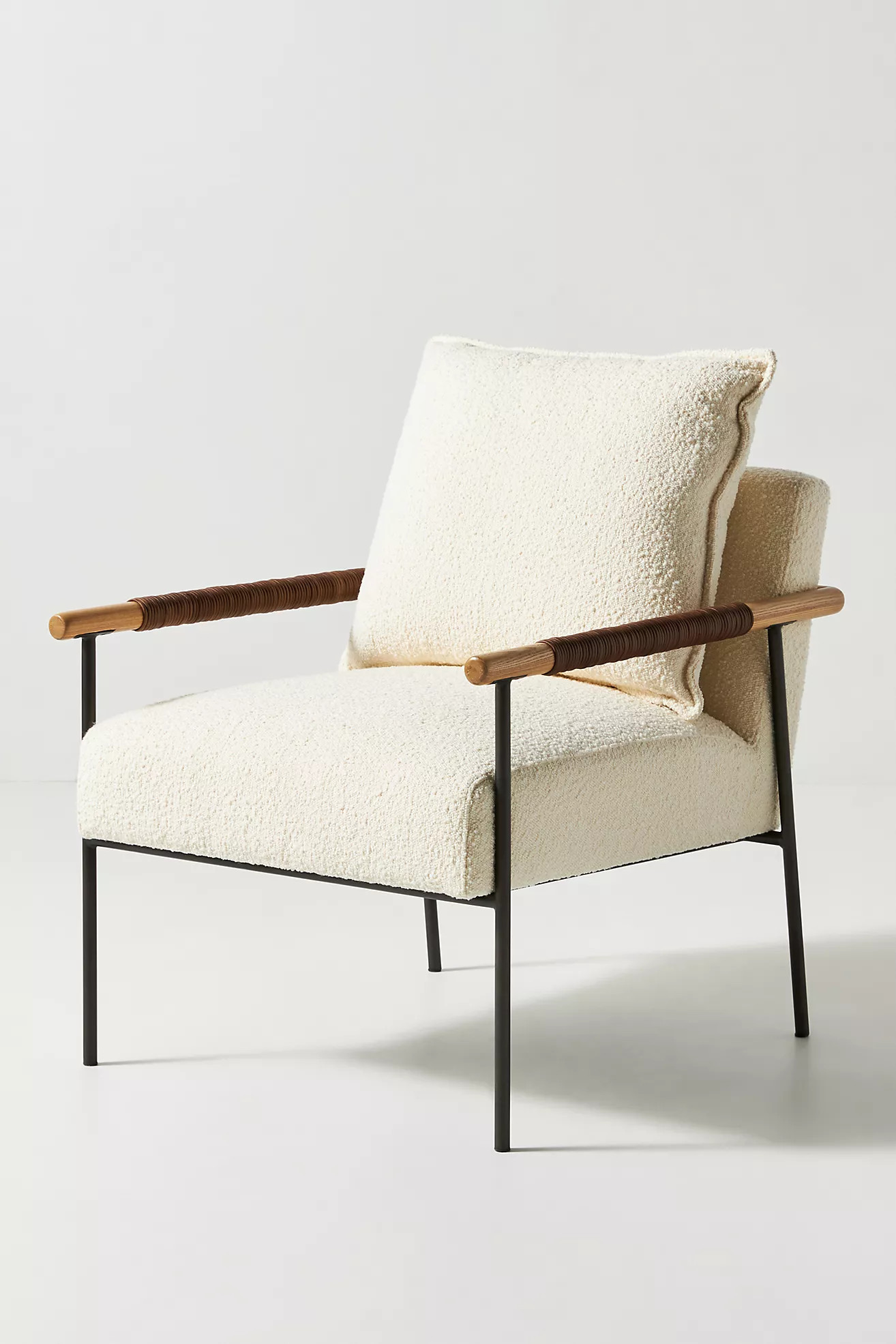 Bouclé Atticus Armchair | Anthropologie (US)