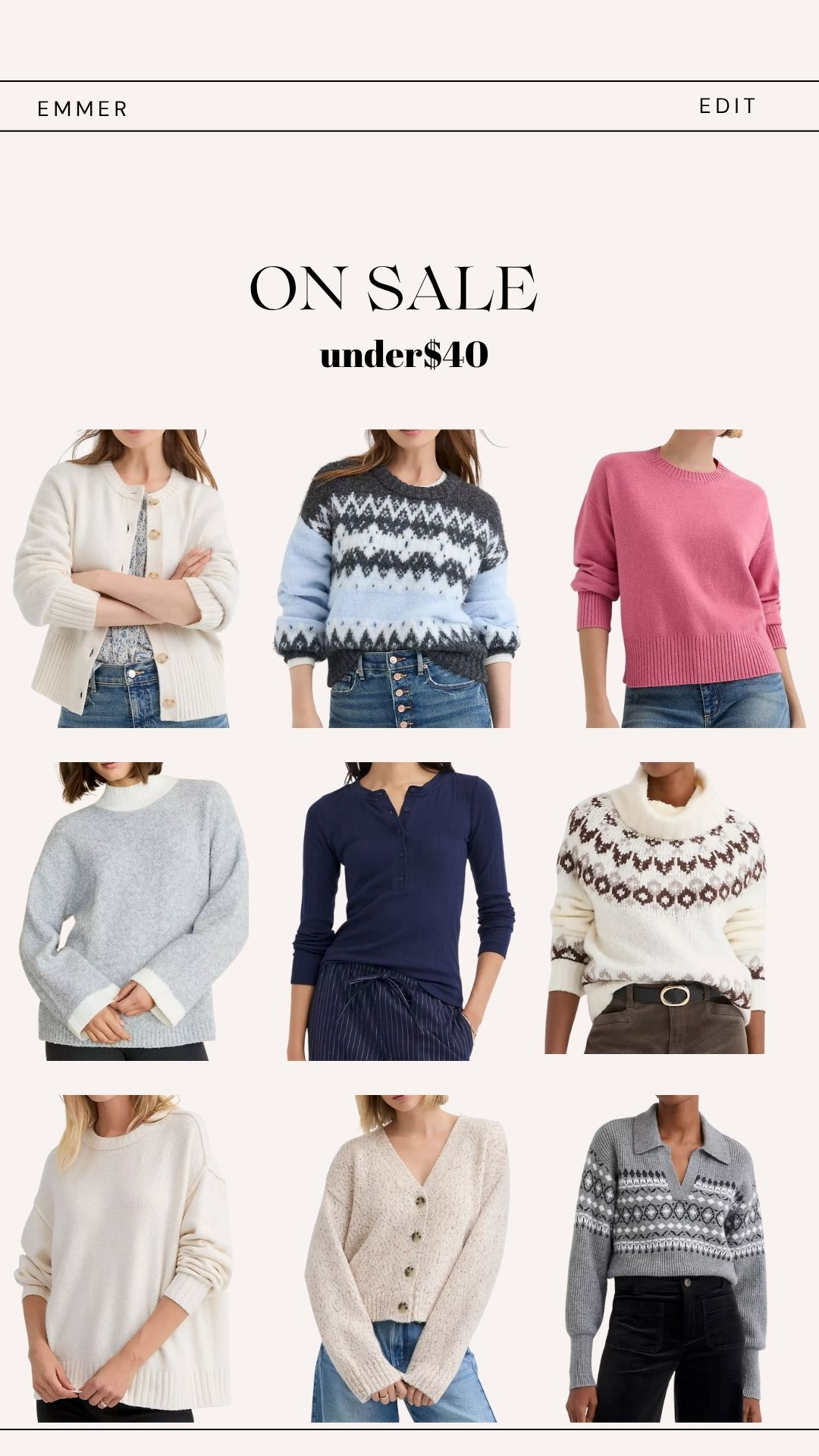 gorgeous sweaters on sale under $40! 

 #LTKSaleAlert #LTKTall