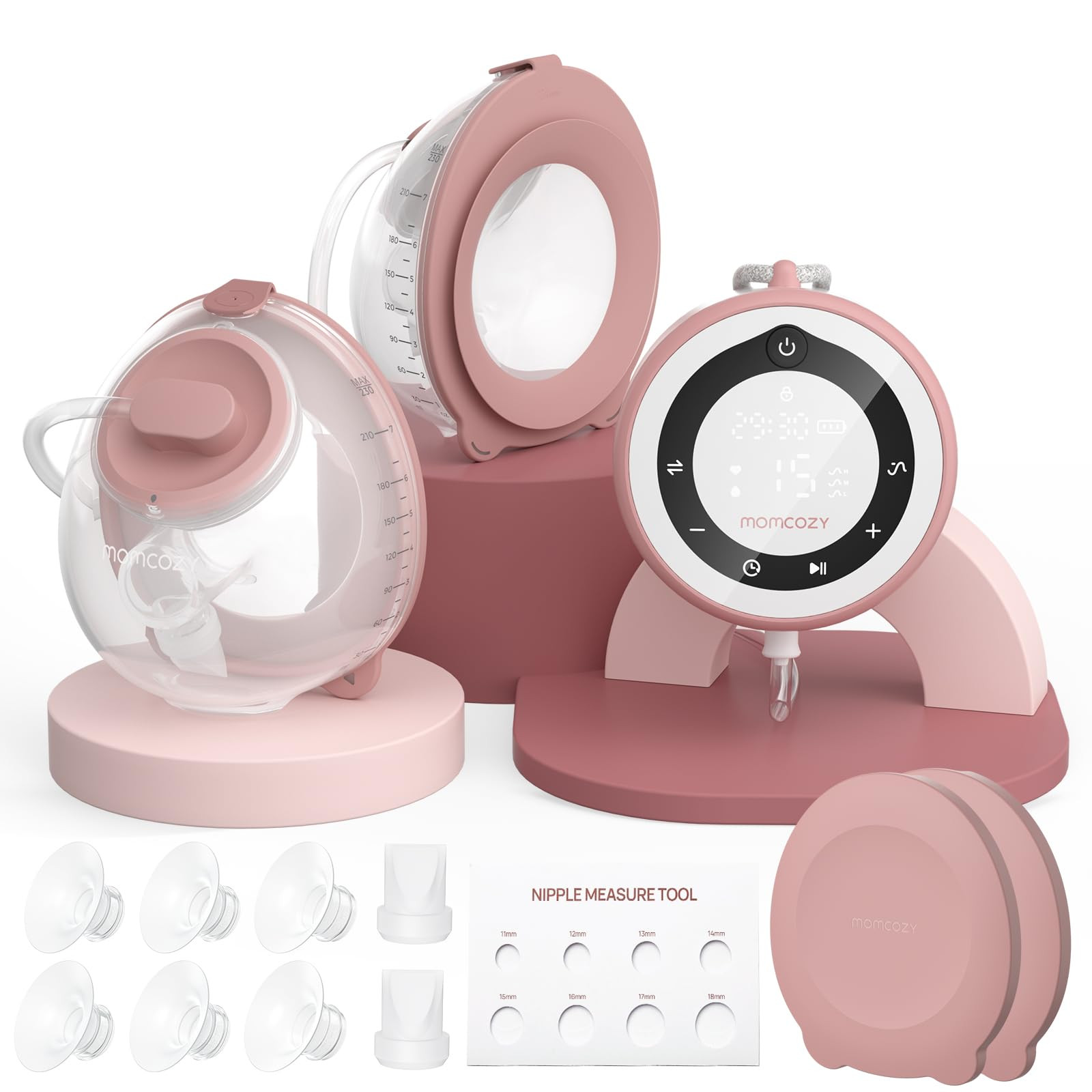 Momcozy Breast Pump V1 Pro Hospital-Grade, Upgraded Electric Pump with 3 Fine-Tuned Rhythms, Hand... | Amazon (US)