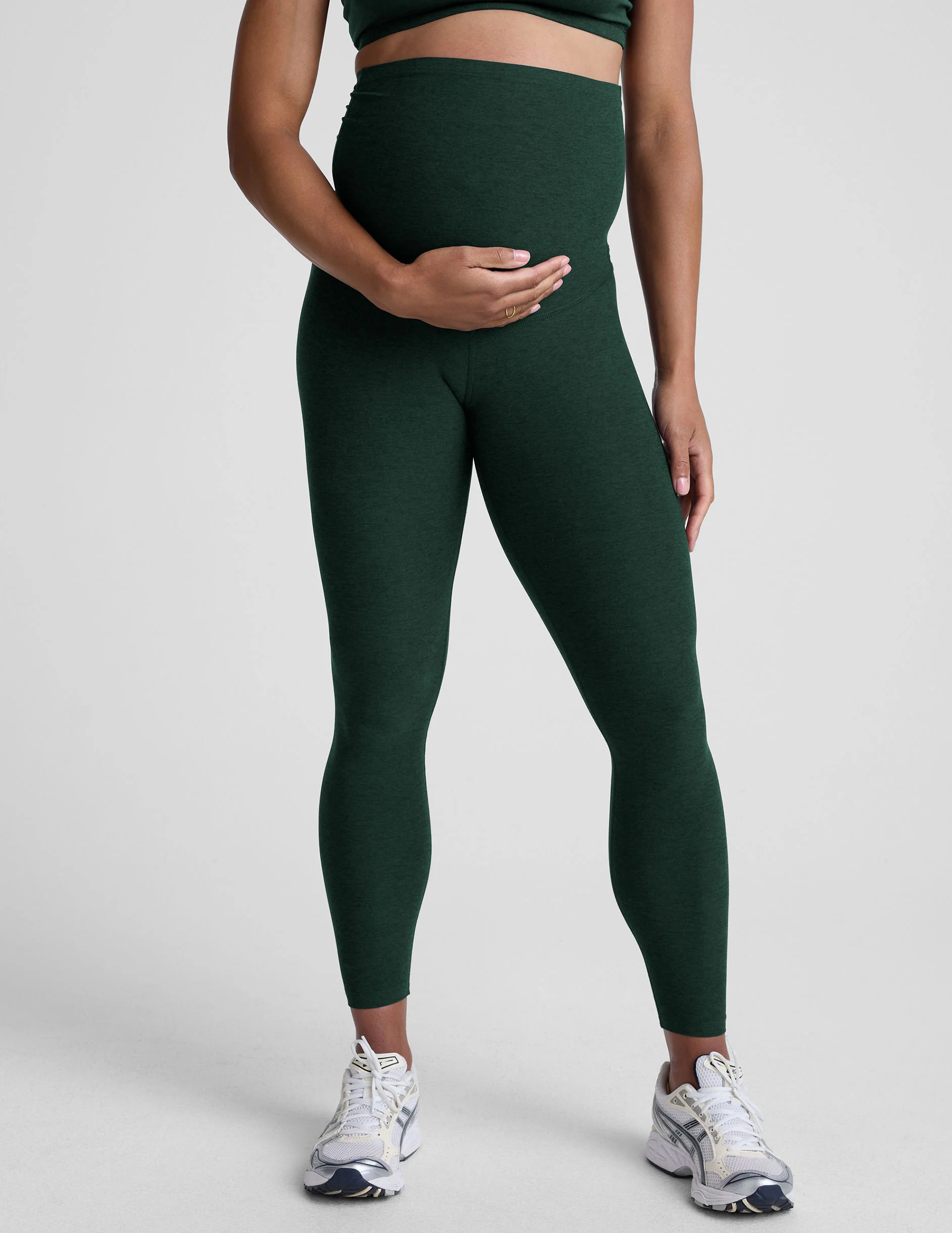Spacedye Love the Bump Midi Maternity Legging | Beyond Yoga | Beyond Yoga