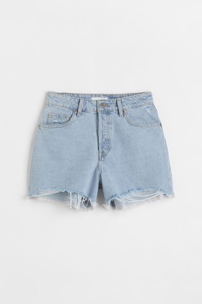 Conscious choiceNew Arrival5-pocket shorts in washed cotton denim with hard-worn details, a regul... | H&M (UK, MY, IN, SG, PH, TW, HK)