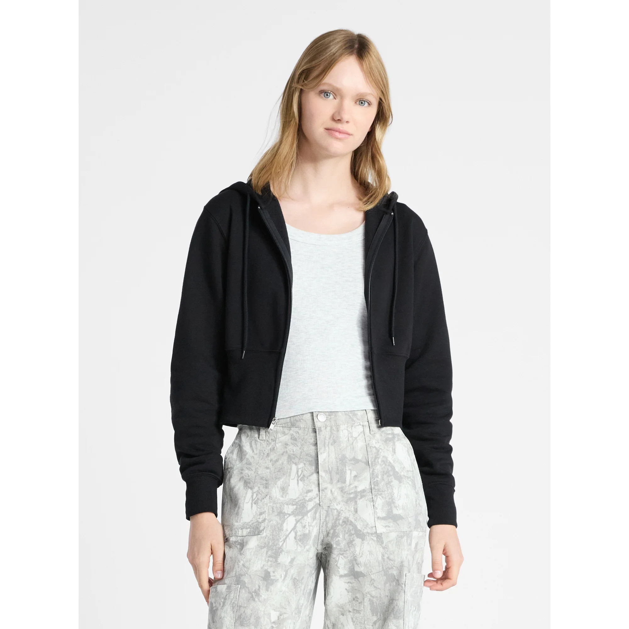 No Boundaries Fleece Zip Hoodie, Women's | Walmart (US)