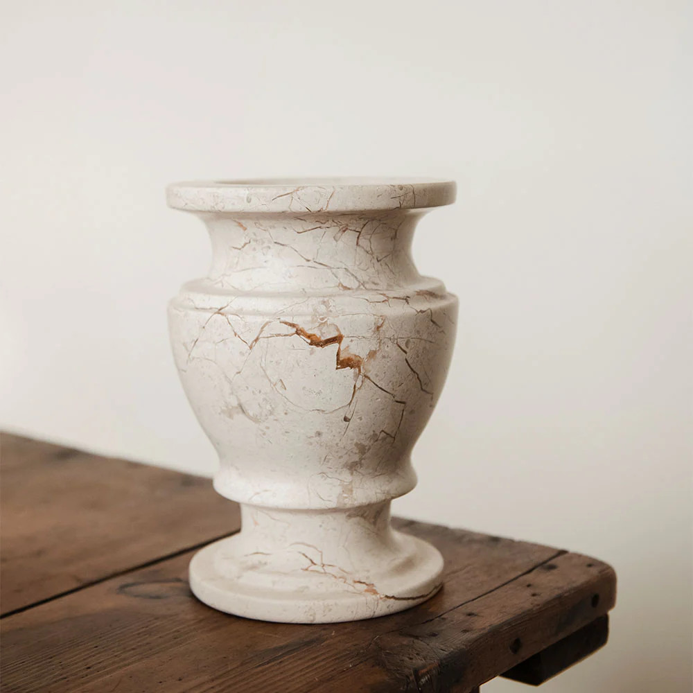 One-of-a-kind Marble Vase | Roan Iris