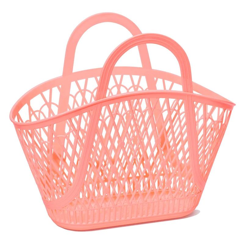 betty basket, peach | minnow