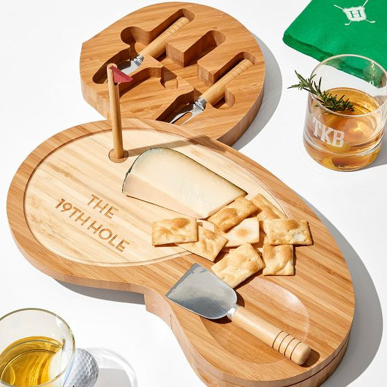 Golf Cheese Board and Knives Set | Mark and Graham