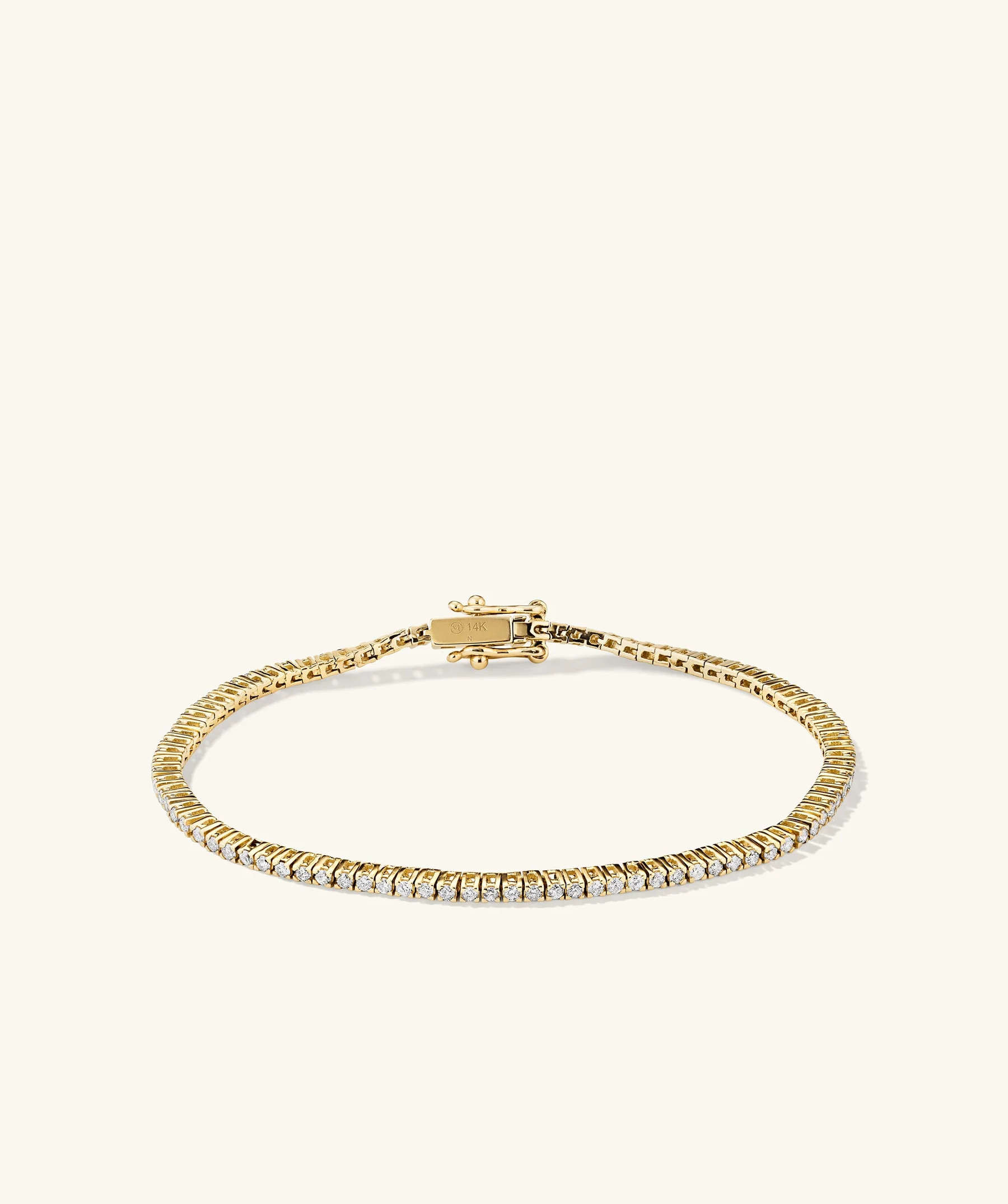 Diamond Tennis Bracelet 1.3mm | Mejuri Fine Crew