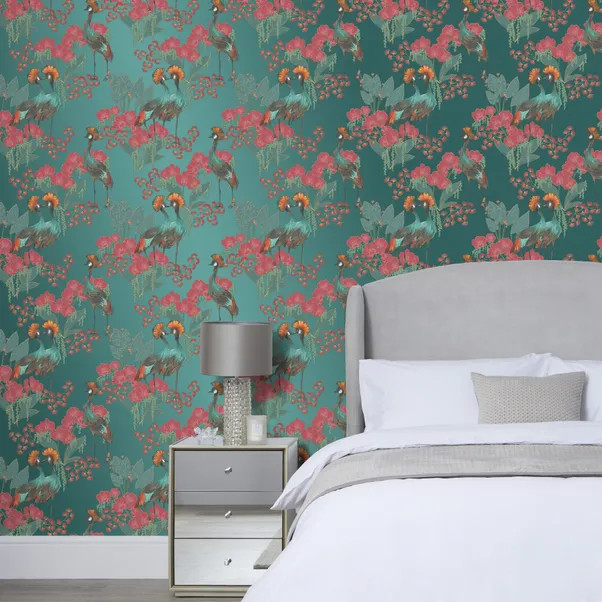 Mariba Emerald Wallpaper | Dunelm (migrated)