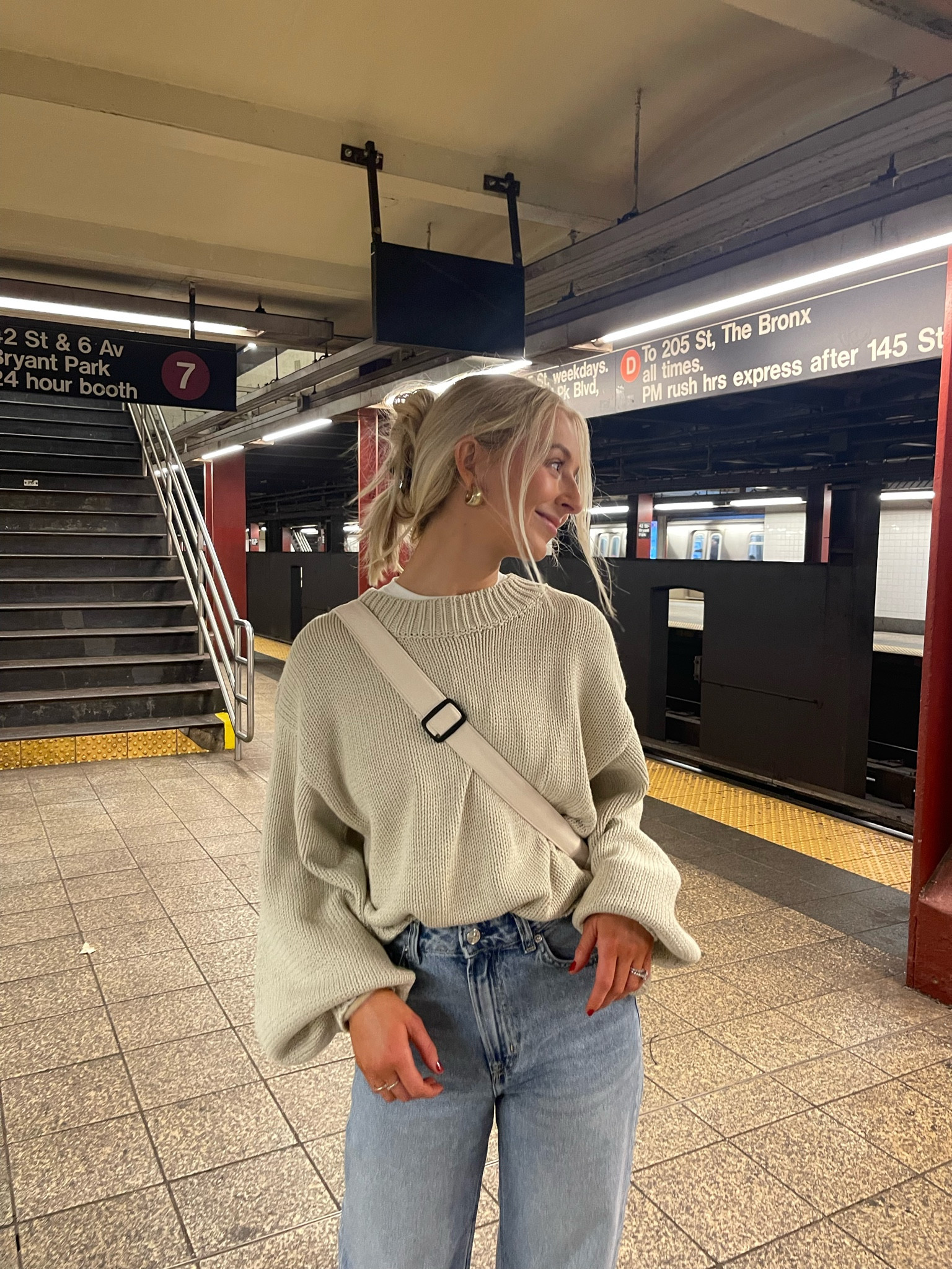 What I wore for a day exploring NYC! This is my favorite sweater of all time tbh - wearing size XS/S in beige, size up for a more oversized look!

Travel outfit, tourist fashion, New York style, princess Polly, versatile sweater

#LTKworkwear #LTKtravel #LTKfindsunder100