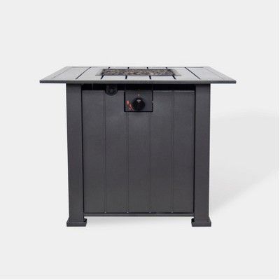 Camden 30" Wide Square Fire Table - Brown - Threshold™ | Target