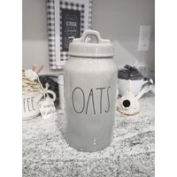 Rae Dunn Oats Gray Canister Collection | Etsy (US)