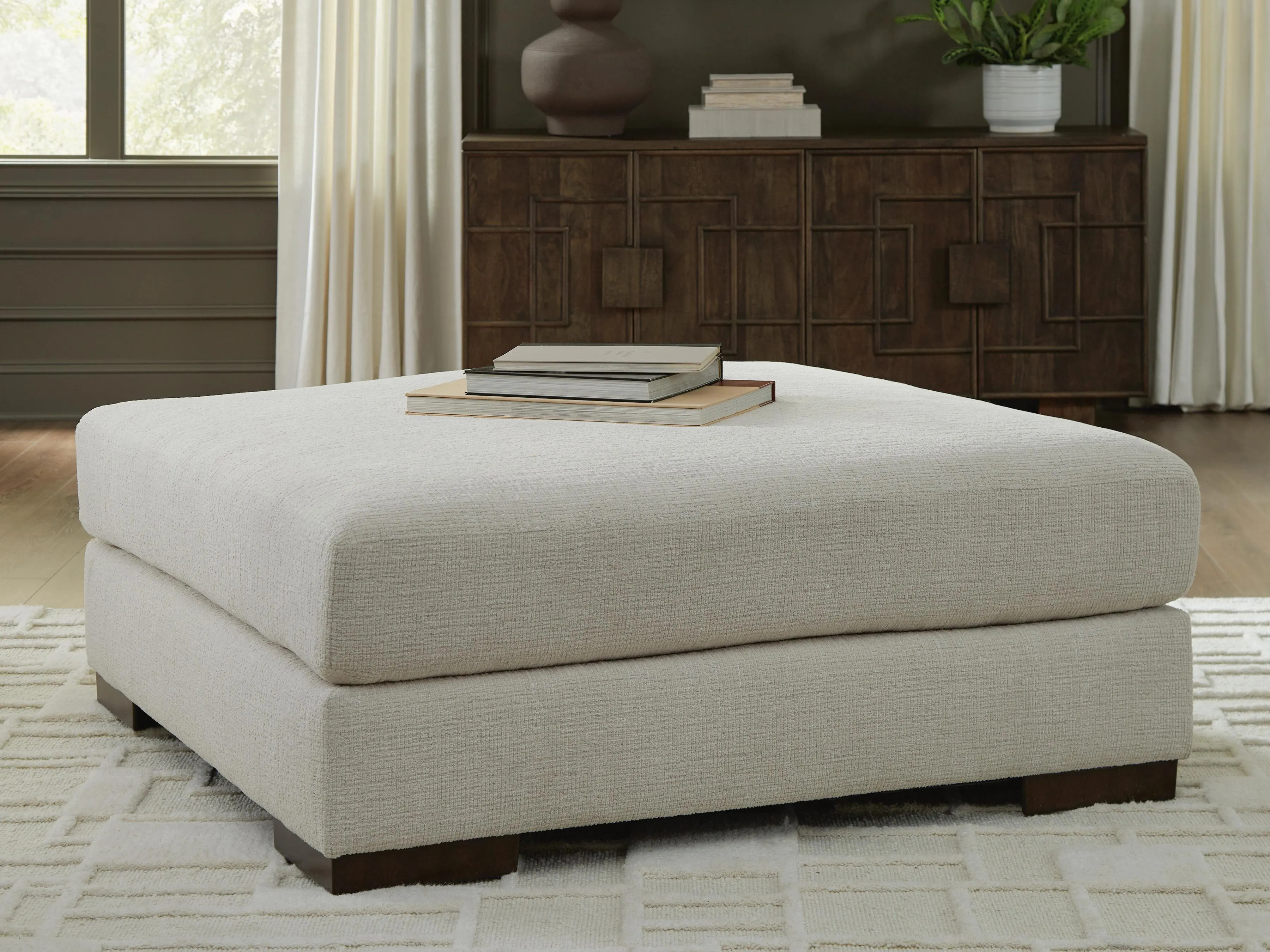 Barrelton Oversized Accent Ottoman | Ashley