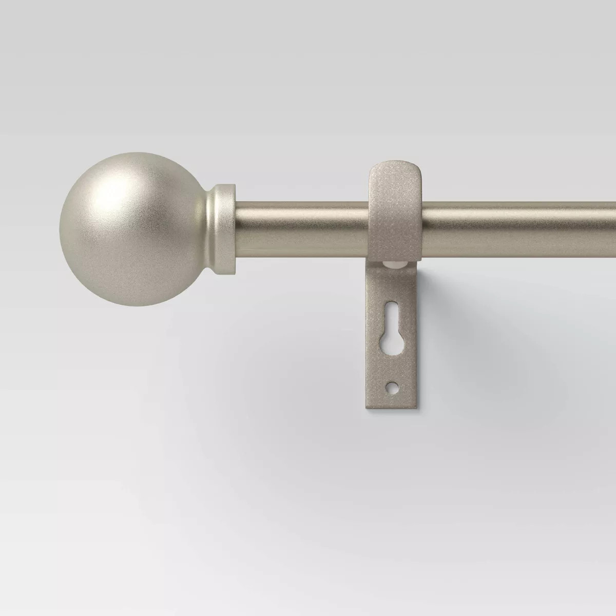 Café Smaller Ball Curtain Rod Silver - Room Essentials™ | Target