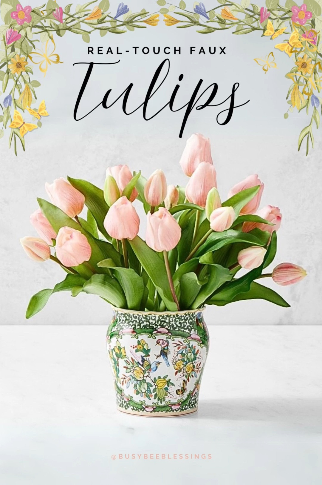 Bring the beauty of fresh tulips into your space with Real-Touch Faux Tulips—lifelike, elegant, and long-lasting. Crafted with high-quality material, these artificial tulips feature soft, natural-feeling petals and vibrant colors that mimic the delicate charm of real flowers.

Perfect for home decor, weddings, events, or gifting, these maintenance-free tulips stay fresh all year round without the need for water or sunlight. Their flexible stems can be adjusted to fit any vase or arrangement, making them a versatile addition to your floral collection.

Features:
🌷 Realistic appearance with soft-touch petals
✨ Durable & long-lasting—no wilting or fading
🌿 Flexible stems for easy arranging
🎁 Ideal for home, office, weddings, and gifts

Enjoy the timeless beauty of tulips with none of the upkeep!

#LTKSpring #LTKHome #LTKSeasonal