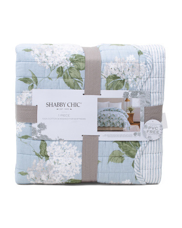SHABBY CHIC
Cotton Reversible Hydrangea Striped Quilt
$49.99 Compare At $72 
help | Marshalls