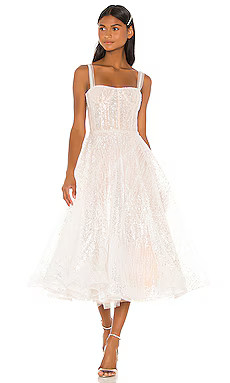 Mademoiselle Bridal Midi Dress
                    
                    Bronx and Banco | Revolve Clothing (Global)