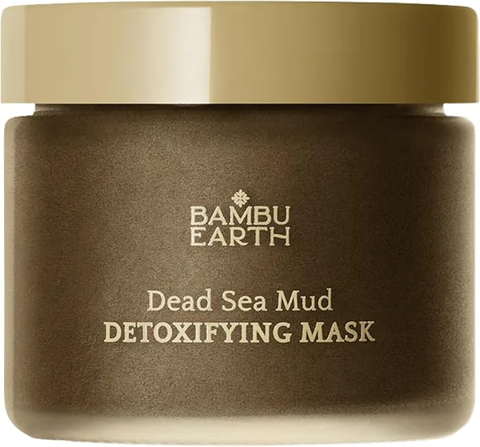 BAMBU EARTH Dead Sea Detoxifying Mud Mask for Face - Deep Cleansing Skincare with Essential Oils ... | Amazon (US)