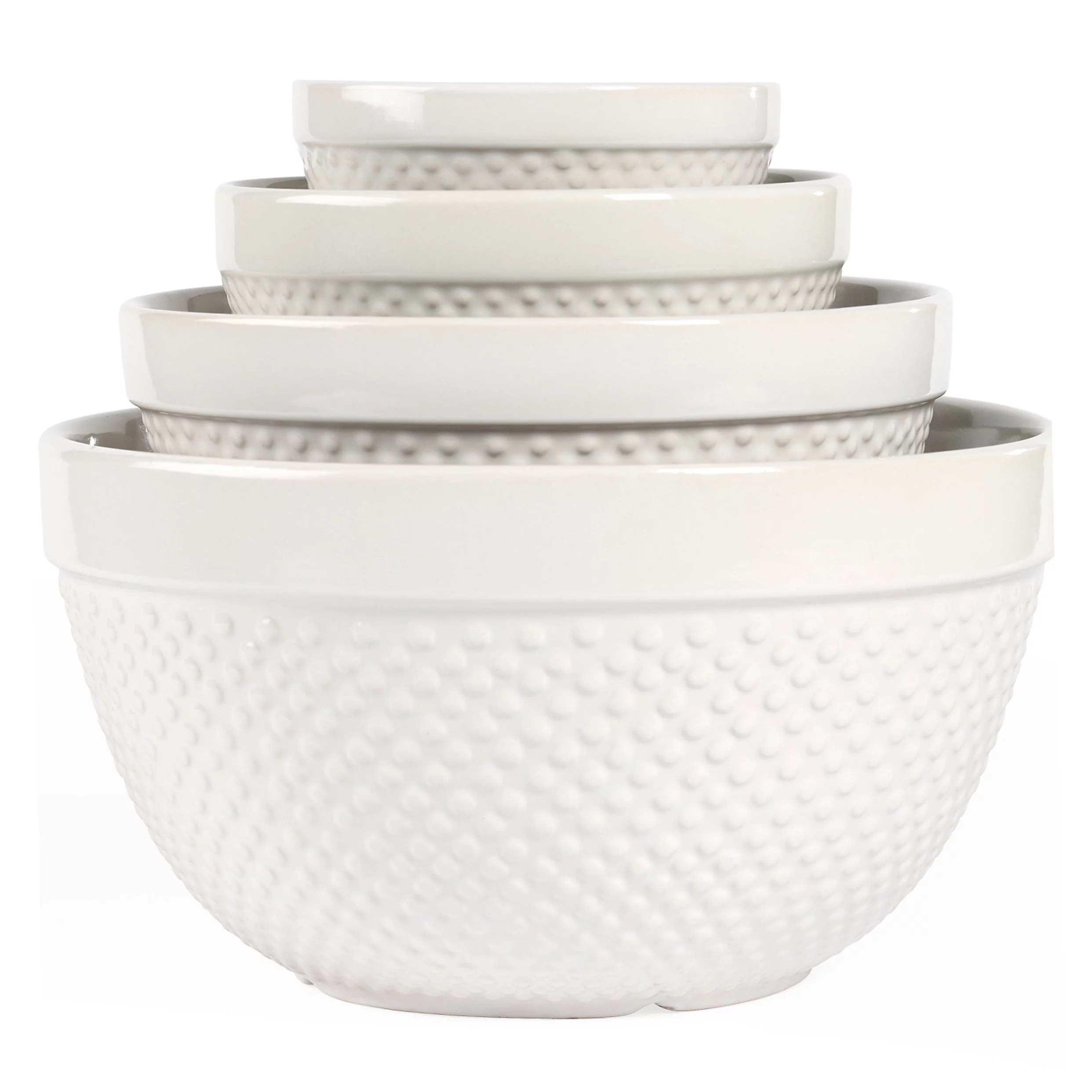 Tabletops Gallery Hobnail 4-pc. Mixing Bowl Set | Kohl's